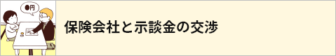 保険会社と示談金の交渉