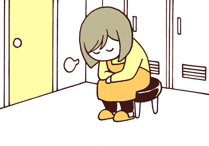 仕事中に寝てしまった女性